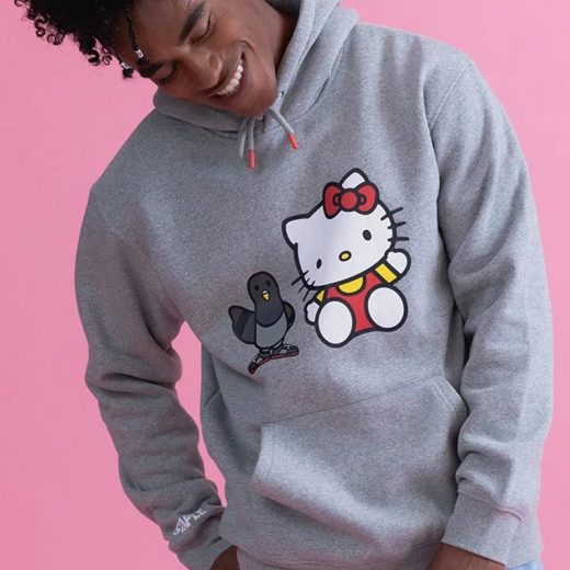 STAPLE×Hello Kitty Friends Hoodie GRAY