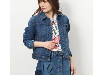 デシグアル Desigual ミッキーマウス デニムジャケット （ブルー）