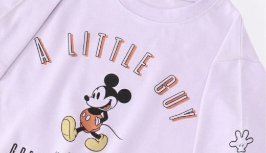 【SALE／10%OFF】ikka 【キッズ】 Disney ディズニー ミッキーマウス/レタープリントTシャツ(100~150cm) イッカ トップス カットソー・Tシャツ パープル ホワイト