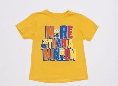 ファインプラス FINE PLUS ジュニア 半袖Tシャツ ミニオンズ KIDS MORE THAN A MINION Tシャツ 22853208 （イエロー）