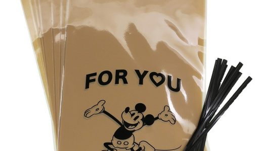 ギフト袋 & ワイヤータイ 8セット ラッピング 用品 ミッキーマウス フォーユー ディズニー フロンティア プレゼント包装 メール便可