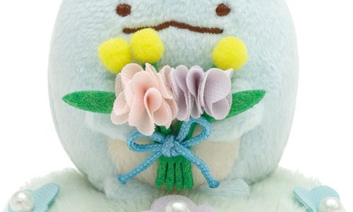 MO06301 すみっコぐらし 『ざっそうとようせいのお花畑』 フラワーぬいぐるみ とかげ[サンエックス]《発売済・在庫品》