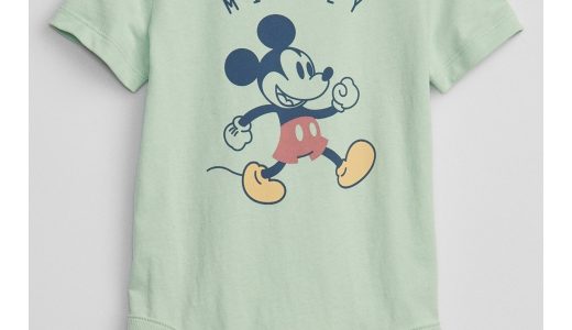 【SALE／40%OFF】GAP babyGap ディズニー ミッキーマウス ボディシャツ(ベビー) ギャップ マタニティウェア・ベビー用品 ロンパース・カバーオール グリーン