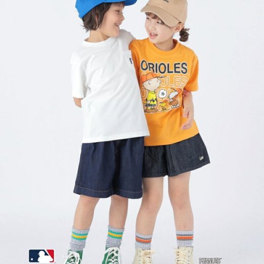 SHIPS KIDS:100~170cm / スヌーピー*MLB TEE SHIPS KIDS シップス トップス カットソー・Tシャツ オレンジ ホワイト レッド ネイビー【先行予約】*【送料無料】[Rakuten Fashion]