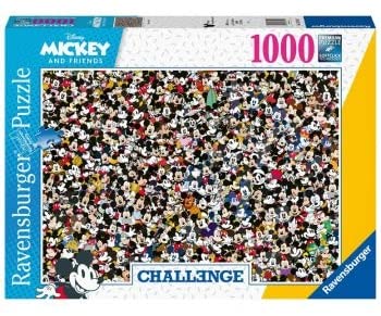 ディズニー ミッキーマウス ジグソーパズル パズル 1000ピース Disney Mickey Challenge Puzzle 70cm x 50cm