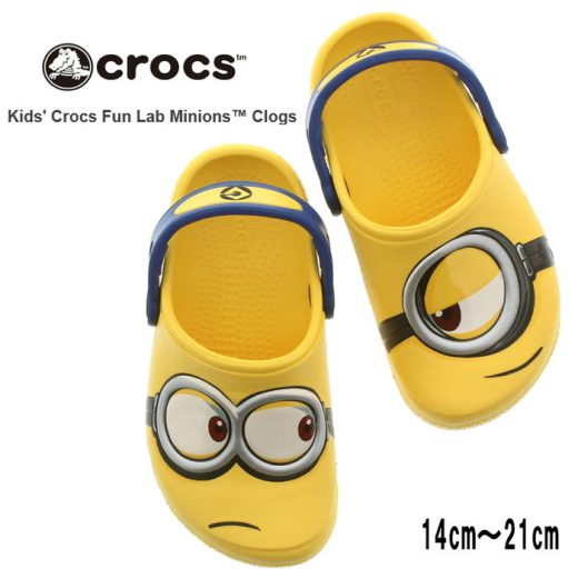 子供 クロックス crocs サンダル クロックス ファン ラブ ミニオンズ クロッグ crocs fun lab minions clog イエロー 204113-730 【FMOH】[アウトドア][キャンプ]