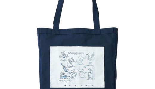 ポータークラシック Porter Classic ディズニー ハワイアン ホリディ DISNEY HAWAIIAN HOLIDAY トート バッグ TOTE BAG ミッキーマウス MICKEY MOUSE レトロ シンプル コラボ レア メンズ レディース ユニセックス MADE IN JAPAN 日本製 lpc0262171-0060 NAVY ネイビー 紺