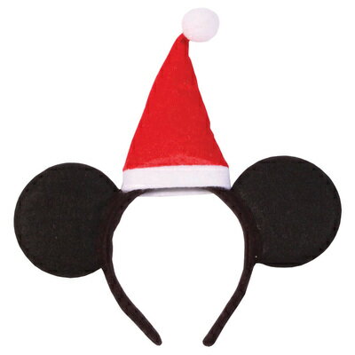 【取寄品】 [6点セット] クリスマス ミッキーマウス カチューシャ 【 Disney 変装グッズ コスプレ ヘアーアクセサリー 小物 ヘッドバンド 仮装 髪飾り ディズニー公式ライセンス 】