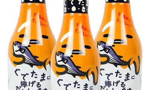 正田醤油 ぐでたまに捧げるだししょうゆ 200ml × 3本