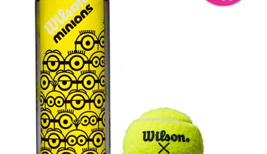 [ウィルソン テニス ボール]MINIONS TENNIS BALLS／ミニオンズ テニスボール／1缶『3球入』（WR8202401001）