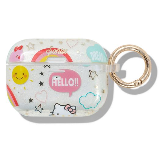 SonixソニックスAirPodsproエアーポッズプロケースTPUハローキティ抗菌2021COSMICHELLOKITTYAIRPODSCASEリング付