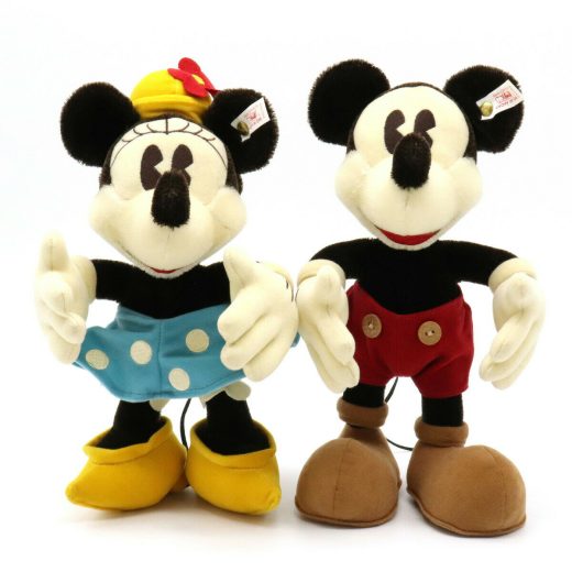 STEIFF シュタイフ MICKEY&MINNIE ミッキー ミニー ミッキーマウス ミニーマウス ディズニー ペア ぬいぐるみ 人形 70周年 日本限定品