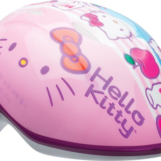 [送料無料] Hello キティ ミルク＆アップル 自転車用ヘルメット ピンク 幼児3歳以上 48〜52cm [楽天海外通販] | Hello Kitty Milk & Apples Bike Helmet, Pink, Toddler 3+ 48-52 cm
