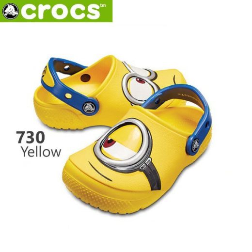 【即納★あす楽】crocs/クロックス ファン ラブ ミニオンズ クロッグ キッズ minions(204133) ミニオン かわいい キャラクター 男の子 女の子 ギフト プレゼント