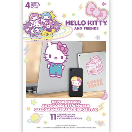 HELLO KITTY ハローキティー - HELLO KITTY & FRIENDS DEVICE DECALS / 11枚入り / スマホ・ステッカー 【公式 / オフィシャル】