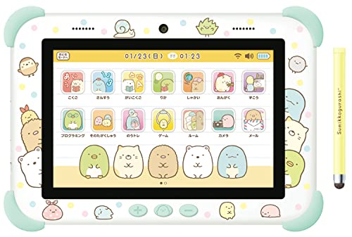 すみっコぐらし Wi-Fiでつながる! みんなとつながる! すみっコパッド 8インチ ホワイト・ミントグリーン 4971404320093