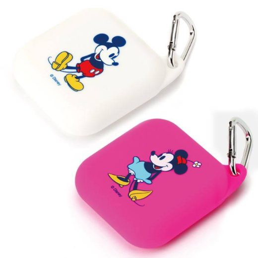 スマートポーチ カラビナ付 シリコンポーチ 小物入れ ケース ミッキーマウス ミニーマウス ディズニー Disney PGA PG-DAS7**