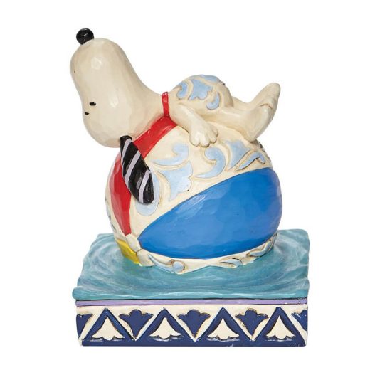 【スーパーSALE割引】スヌーピー ビーチボール 11.7cm | Snoopy on a Beach Ball ジム・ショア ピーナッツ JIM SHORE 正規輸入品