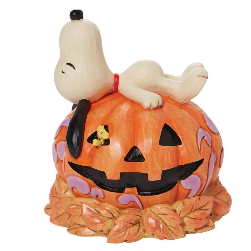 スヌーピー パンプキン かぼちゃ 13.9cm ハロウィン | Snoopy Laying