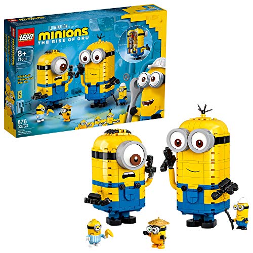 レゴ ミニオンズ 75551 ミニオンと秘密基地 876ピース LEGO MINIONS The rise of GRU ケビンとスチュアート ケビンをボブに作り替える 8歳以上te