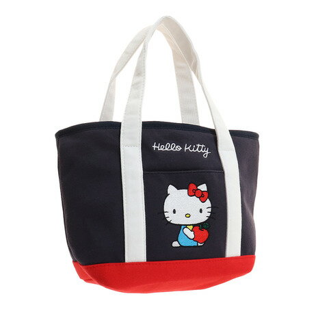 【6/5 24h限定 エントリー&対象4店舗買い回りで最大P10倍】ハローキティ（HELLOKITTY）（メンズ、レディース、キッズ）HELLO KITTY 刺繍 ミニトートバッグ KT-NMTB15 トリコロール