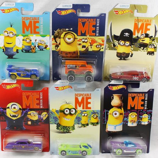 ホットウィール マテル ミニカー ホットウイール Hot Wheels Minions Set of 6 Despicable ME Minion Madeホットウィール マテル ミニカー ホットウイール