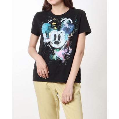 デシグアル Desigual アーティ ミッキーマウスTシャツ （グレー/ブラック）