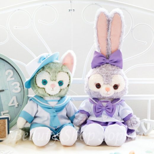 ジェラトーニ＆ステラルー カラーセーラー コスチュームセット 服 ぬいぐるみ別売【オリジナル ハンドメイド】ぬいぐるみ Sサイズ用 洋服 マリン セーラー服 オリジナルデザイン 服 ダッフィー グッズ お土産