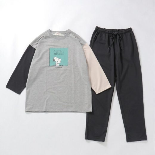 【SALE／55%OFF】VENCE share style 【WEB限定】SNOOPY セットアップ ヴァンス エクスチェンジ 福袋・ギフト・その他 その他 ホワイト グレー