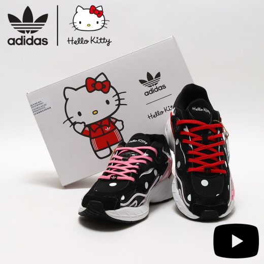 adidas adidas ASTIR W HELLO KITTY(アディダス アディダス アスター W ハローキティ)CORE BLACK/FOOTWEAR WHITE/BEAM GREEN【レディース スニーカー】22FW-S