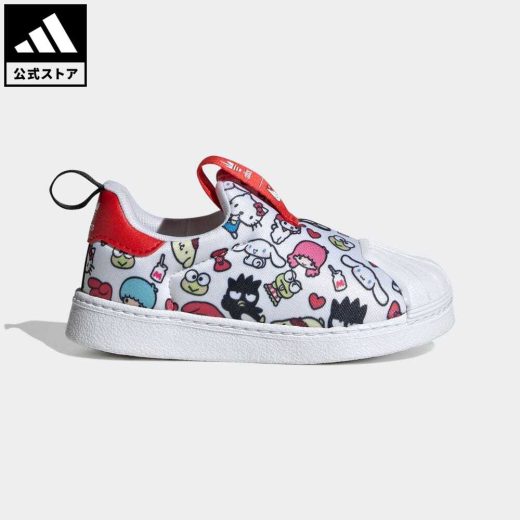 【1,000円OFFクーポン対象 06/04 20:00〜06/11 01:59】【公式】アディダス adidas 返品可 adidas Originals × Hello Kitty and Friends SST 360 オリジナルス キッズ／子供用 シューズ・靴 スニーカー 白 ホワイト HQ4092 ローカット