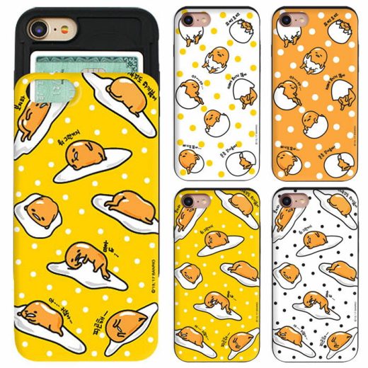 [Gudetama Slide Card Bumper ぐでたま スライド カード バンパーケース] カード収納 衝撃吸収 スマホケース スマホカバー Galaxy S21 + Ultra 5G Note20 S20 Note10+ S10 Note9 S9 Note8 S8 S7edge ギャラクシー エス Plus プラス ウルトラ ノート エッジ【】