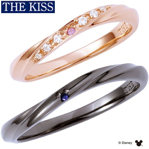 ディズニーペアリング 指輪 ペアグッズ 隠れミッキー ミッキーマウス ペアアクセサリー THE KISS ザキス ザキッス プレゼント 20代 30代 誕生日 記念日 DI-SR1821PSP-1822SP