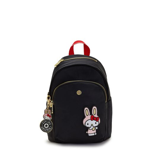 キプリング 公式 リュック バックパック DELIA MINI(Rabbit Black) 【キプリング X ハローキティ】デリアミニ(ラビットブラック) KI62347KB KITTY コレクション