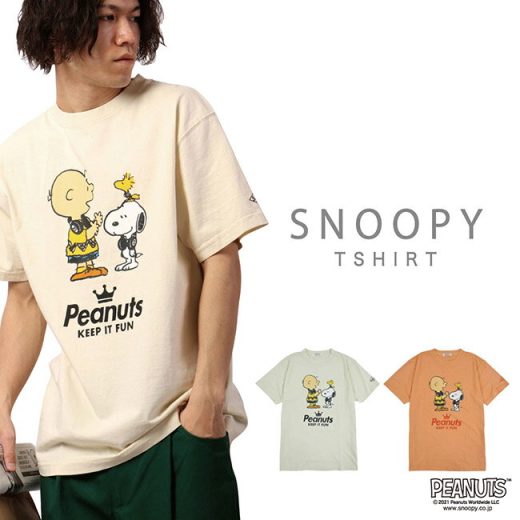 スヌーピー Tシャツ 半袖 ウッドストック メンズ レディース グッズ メール便 ストリート カジュアル