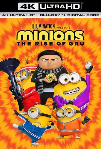 Minions: The Rise of Gru 4K UHD ブルーレイ 【輸入盤】