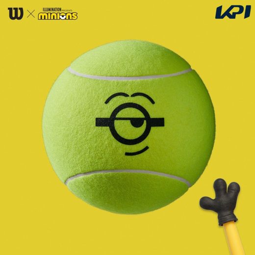 【全品10％OFFクーポン】「あす楽対応」ウイルソン Wilson テニスアクセサリー MINIONS JUMBO BALL ミニオンズ ジャンボボール WR8202801001 『即日出荷』