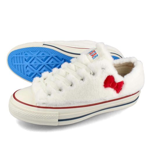 【7月21日(金)発売】 15時までのご注文で即日発送 CONVERSE ALL STAR (R) HELLO KITTY OX コンバース オールスター (R) ハローキティ OX レディース ローカット WHITE ホワイト 31309460