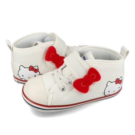 【7月21日(金)発売】 15時までのご注文で即日発送 CONVERSE BABY ALL STAR N HELLO KITTY V-1 コンバース ベビー オールスター N ハローキティ V-1 ベビー 子ども ローカット WHITE ホワイト 37302570