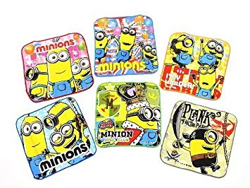 (ミニオンズ)Minions ミニオンズ ミニ タオル アソート 6種 (各1枚ずつ) 計6枚 セット[ゆうパケット発送、送料無料、代引不可]