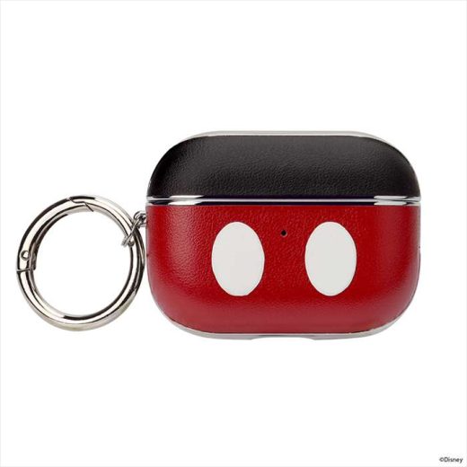 AirPods Pro(第2/1世代)用 PUレザーケース ミッキーマウス Disney ディズニー キャラクター PGA PG-DAPP2LP01MKY