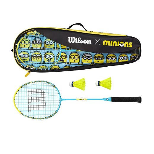 ウィルソン (WILSON) MINIONS 2.0 BADMINTON SET 2 その他ラケット BLUE/YELLOW WR105610F2