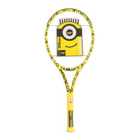 【10%OFFクーポン対象！7/20まで】ウイルソン（Wilson）（メンズ、レディース）硬式用テニスラケット MINIONS ULTRA 100 WR064811U