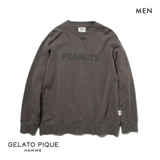 30％OFF ジェラートピケ オム GELATO PIQUE HOMME メンズ【PEANUTS】裏毛プルオーバー ジェラピケ ルームウェア パジャマ