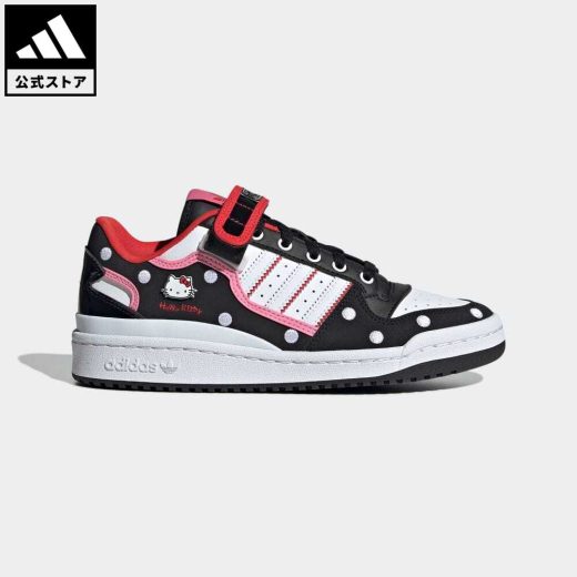 【公式】アディダス adidas 返品可 ハローキティ フォーラム ロー / Hello Kitty Forum Low オリジナルス メンズ レディース シューズ・靴 スニーカー 黒 ブラック GW7167 ローカット eoss23ss