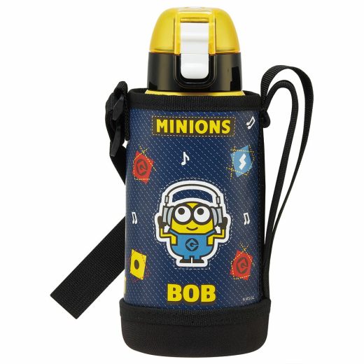 カバー付き 直飲み 水筒 600ml　保冷専用 KSTCH6 スケーター【ミニオンズ ミニオン minion 男の子 女の子 ダイレクト ボトル 保冷 かわいい キャラクター】