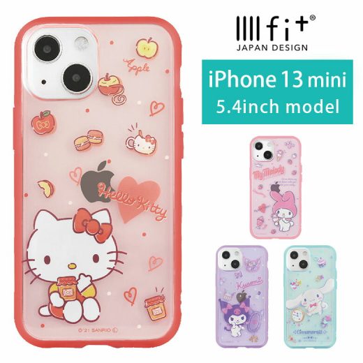 IIIIfit Clear サンリオ iPhone13 mini クリアケース ハローキティ マイメロディ iPhone13 mini iPhone12 mini スマホケース ケース キャラクター 透明 カバー アイフォン iPhone 13ミニ | クリア スマホカバー ハード iphoneケース アイホンケース 携帯ケース 透明ケース