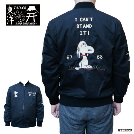 ジャケット メンズ テーラー東洋×ピーナッツ TOYO×PEANUTS SNOOPY TOUR JACKET 