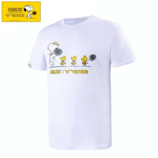 【即納★あす楽】VICTOR/ビクター PEANUTS コラボ商品 バドミントン Tシャツ スヌーピー [T-SNA] メンズ レディース ユニセックス 部活動 クラブ