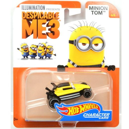 MATTEL HOTWHEELS 1:64SCALE MINIONS CHARACTER CARS - TOMマテル社製 ホットウィール 1:64スケール　ミニオンズ キャラクター　カーズ　トム